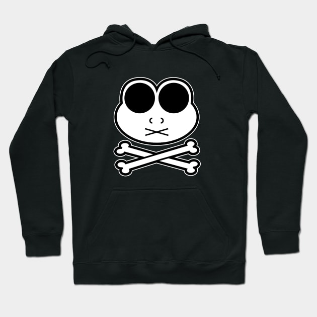 Frog Cross Bone Hoodie by adamzworld